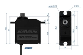 Digitálne mikroservo GO-1222MGW (0,085s/60°, 6 kg.cm)