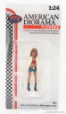 American diorama Figures Girl Hip Hop - 3 1:24 Bílá Červená Modrá