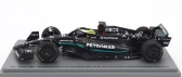 Spark-model Mercedes gp F1 W14 Team Mercedes-amg Petronas Formula One N 47 Tires Test Spain Gp 2023 Mick Schumacher 1:43 Matt Black