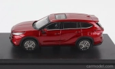 LCD model Toyota Highlander 2022 1:64 Červená
