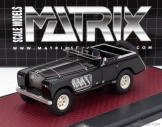 Modely v mierke Matrix Land rover 109 Bell Aurens Longnose Open 2008 1:43 Black