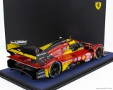 Looksmart Ferrari 499p 3.0l Turbo V6 Team Ferrari Af Corse N 50 Winner 24h Le Mans 2024 Antonio Fuoco - Miguel Molina - Nicklas Nielsen 1:18 Červená Žltá Čierna