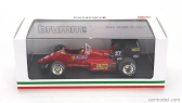 Brumm Ferrari F1 126c4 N 27 Víťaz Gp Belgicka 1984 Michele Alboreto 1:43 Červená čierna