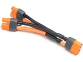 Spektrum paralelný Y-kábel IC3 prístroj / 2xIC3 batéria 7,5cm 12AWG