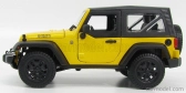 Maisto Jeep Wrangler Willys Soft-top 2014 1:18 žlto-čierna