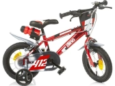 DINO Bikes - Dětské kolo 12" červené