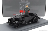 Rio-models Alfa romeo 1750 Torpedo Spider Milano 1944 With Benito Mussolini Figure 1:43 Black
