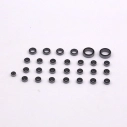 HBP240364 - (1010182) CR18P-EVO Complete Ball Bearing Set ( 30pcs Rubber Seal )