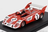 Trofeu Lola T292 N 2 Rally Vila Do Conde 1973 Santos Mendoza 1:43 Červená biela
