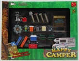 Hobby gear Príslušenstvo Set Camper Campeggio - Happy Camping Set Caravan 1:24 Rôzne