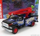 Autoworld Ford usa Bucket Truck Crane 1990 - Ratfink - Salvadanaio - Moneybox 1:34 Modrá Černá