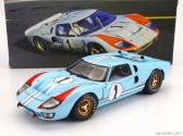 Shelby-collectibles Ford usa Gt40 Mkii 7.0l V8 Team Shelby American Inc. N 1 2nd (but Really Winner) 24h Le Mans 1966 K.miles - D.hulme 1:18 Light Blue