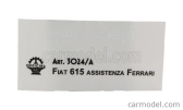Officina-942 Fiat 615n Van Assistenza Team Scuderia Ferrari 1952 1:76 /