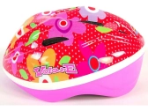 Volare - Dětská přilba Deluxe 51-55cm květiny bílá