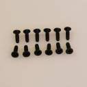 Skrutky so zápustnou hlavou 3x10 mm, 12 ks
