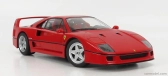 Ferrari F40 1987 v mierke Kk - Červený interiér 1:18