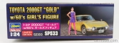 Hasegawa Toyota 2000gt With Girl Figure 1967 1:24 /