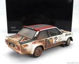 Kyosho Fiat 131 Abarth Alitalia (dirty And Night Version) N 2 4th Rally Montecarlo 1978 Walter Rohrl - Christian Geistdorfer 1:18 Bílá Zelená Červená