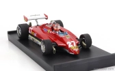 Brumm Ferrari F1  126c2 N 27 Brazilian Gp 1982 Gilles Villeneuve - With Driver Figure 1:43 Red
