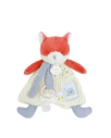 Doudou Darčeková sada Plyšová líška Romarin s držiakom na cumlík 19 cm