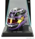 Spark-model Bell helmet Casco Helmet F1 Lewis Hamilton World Champion Team Mercedes Amg Petronas W11 N 44 Winner Turkish Gp 2020 - 7 Time World Champion 1:5 Fialová S Černou