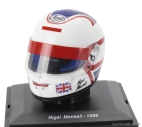 Edicola Helma F1 Casco Helma Nigel Mansell 640 F1-89 Team Ferrari Sezóna 1989 1:5 Biela modrá červená