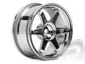 TE37 disky 26mm chromové 3mm offset/pro 26mm gumy