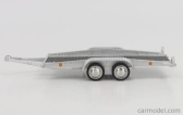Schuco Accessories Carrello Trasporto Auto 2-assi - Car Transporter Trailer - Car Not Included 1:64 Stříbrná Černá