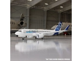RC letadlo E-flite Airbus A320neo EDF AS3X+ SAFE Select BNF Basic, bílá