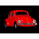 Franzis adventný kalendár VW Beetle so zvukom 1:43, červená
