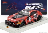 Spark-model Mercedes benz Amg Gt3 Evo 6.2l V8 Team Getspeed N 3 Winner Silver Class 24h Spa 2024 Yannik Mettler - James Kell - Anthony Bartone - Aaron Walker 1:43 Červená Černá