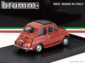 Brumm Fiat 500f Tetto Chiuso - uzavretý 1965 1:43 Rosso Medio