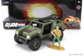 Jada Figures Vamp Military Jeep With Duke G.i.joe Figure 2010 1:32 Vojenská Zelená