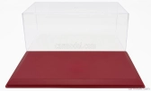 Vetrina display box Vetrina display box Box For 1/18 Base In Plastica Rossa - Plastic Base Red - Lungh.length Cm 33.5 X Largh.width Cm 17.3 X Alt.height Cm 13.0 (altezza Interna Interior Height Cm 11.0) 1:18 Plastový Displej - Červený