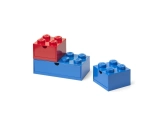 LEGO stolový box so zásuvkou Multi-Pack 3 ks, modrá/červená