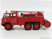 Edicola Berliet Ff 6x6 Fpt Hr Tanker Truck Požiarne vozidlo Vigili Del Fuoco Service Departemental Secours 1971 1:43 Červená