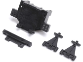 Losi prepážka zadná, blok zbiehavosti, držiak závesov: Mini JRX2
