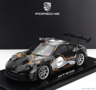 Spark-model Porsche 911 992 Gt3 Rs N 992 Coupe Weissach Test Track 2023 - Con Vetrina - S vitrínou 1:18 čierna sivá žltá