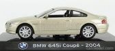 Edícia BMW radu 6 645i Coupe 2004 - Con Vetrina - S vitrínou 1:43 Gold