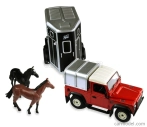 Britains Land rover Land Defender 90 Pick-up Closed 1984 1:32, červená