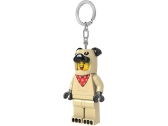 LEGO svietiaca kľúčenka – Mopslík