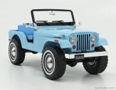 Greenlight Jeep Cj-5 1963 - Personal Car Elvis Presley 1:18 Světle Modrá