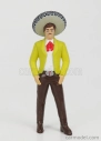 Jada Chevrolet Chevy Pick-up Tapatio 1953 s figúrkou Charro 1:24 bielo-červená