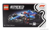 Lego Závodné býky Lego Speed Champion - F1 Vcarb-01 Team Visa Cash App Sezóna 2024 - 248 Pezzi - 248 ks modrá čierna