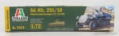Talianeri Tank Sd. Kfz. 251/10 Cingolato Truck Military 1942 1:72 /