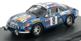 Trofeu Renault Alpine A110 N 8 Rally Du Maroc 1974 Tahitien - G.de Warren 1:43 Blue Met