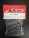 SWORKz S14/S12 Competition čierne olejové pružiny tlmičov, zadné L4, 57x1.1x7.5mm, 2 ks.
