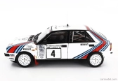 Kyosho Lancia Delta Hf Integrale 4wd Team Lancia  N 4 Winner Rally 1000 Lakes 1987 Markku Alen - Ilkka Kivimaki 1:18 Bílá Červená Modrá
