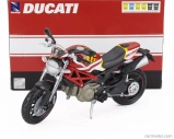 Newray Ducati Monster 796 N 46 2011 1:12 Červená Bílá Žlutá