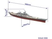 OCCRE USS Missouri 1:200 kit